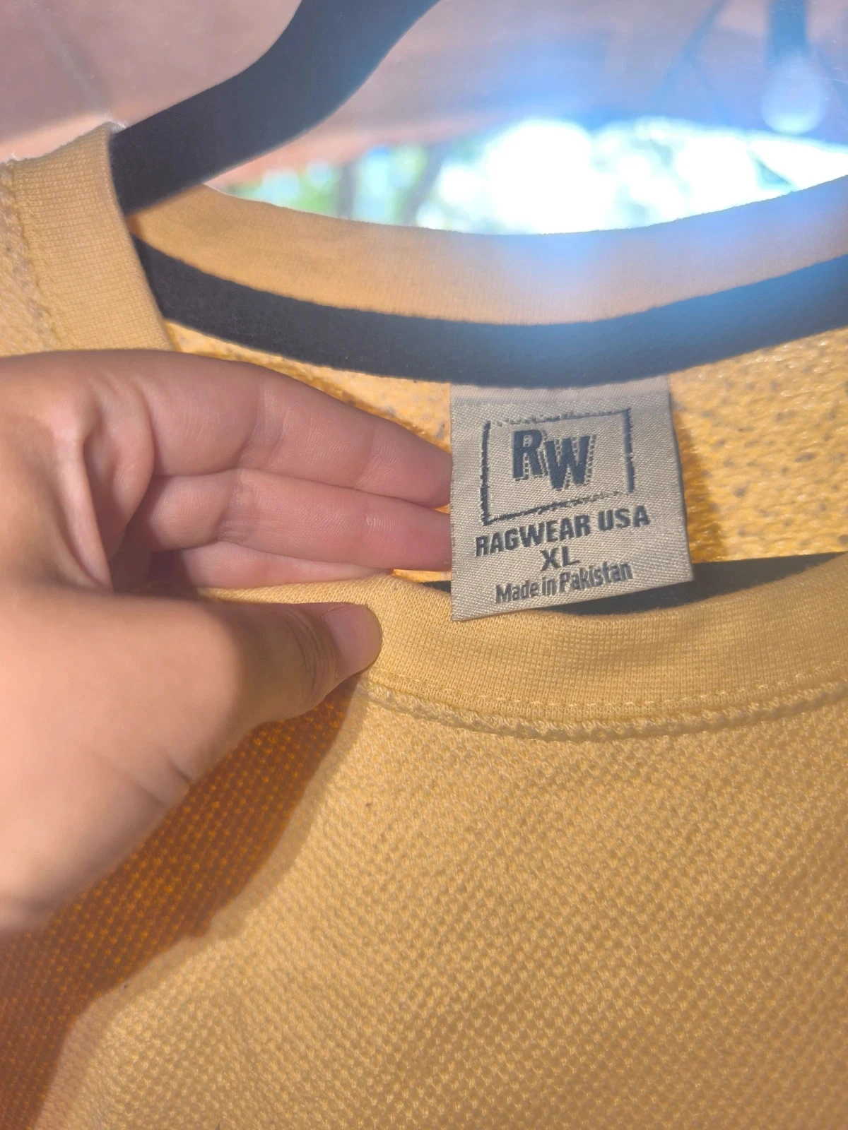 💛 Ragwear USA textured knit sweatshirt size XL. – photo 3